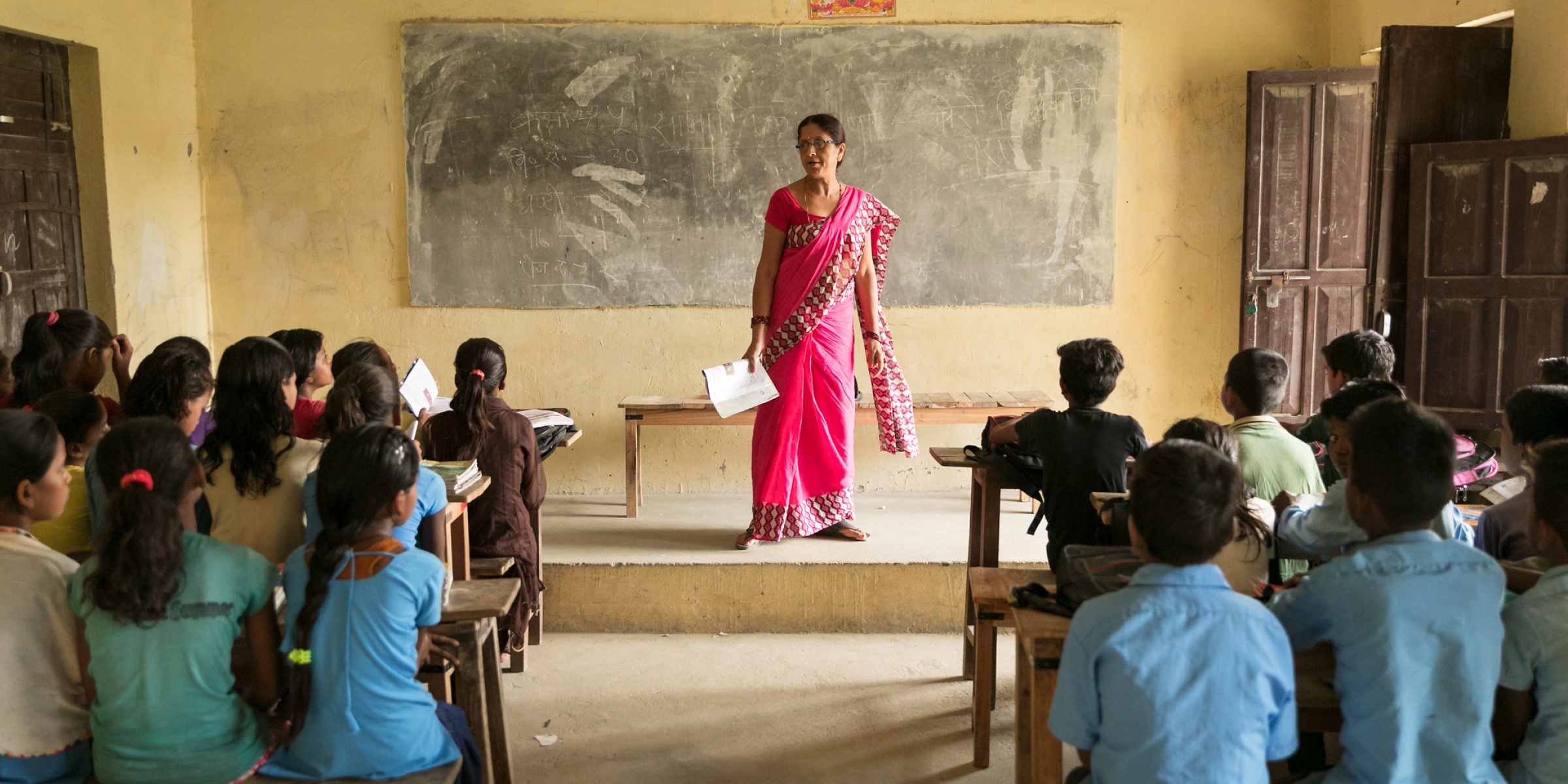 When it comes to girls, there are certain criteria that need to be met because the goals is to bring as many girls to school as possible.