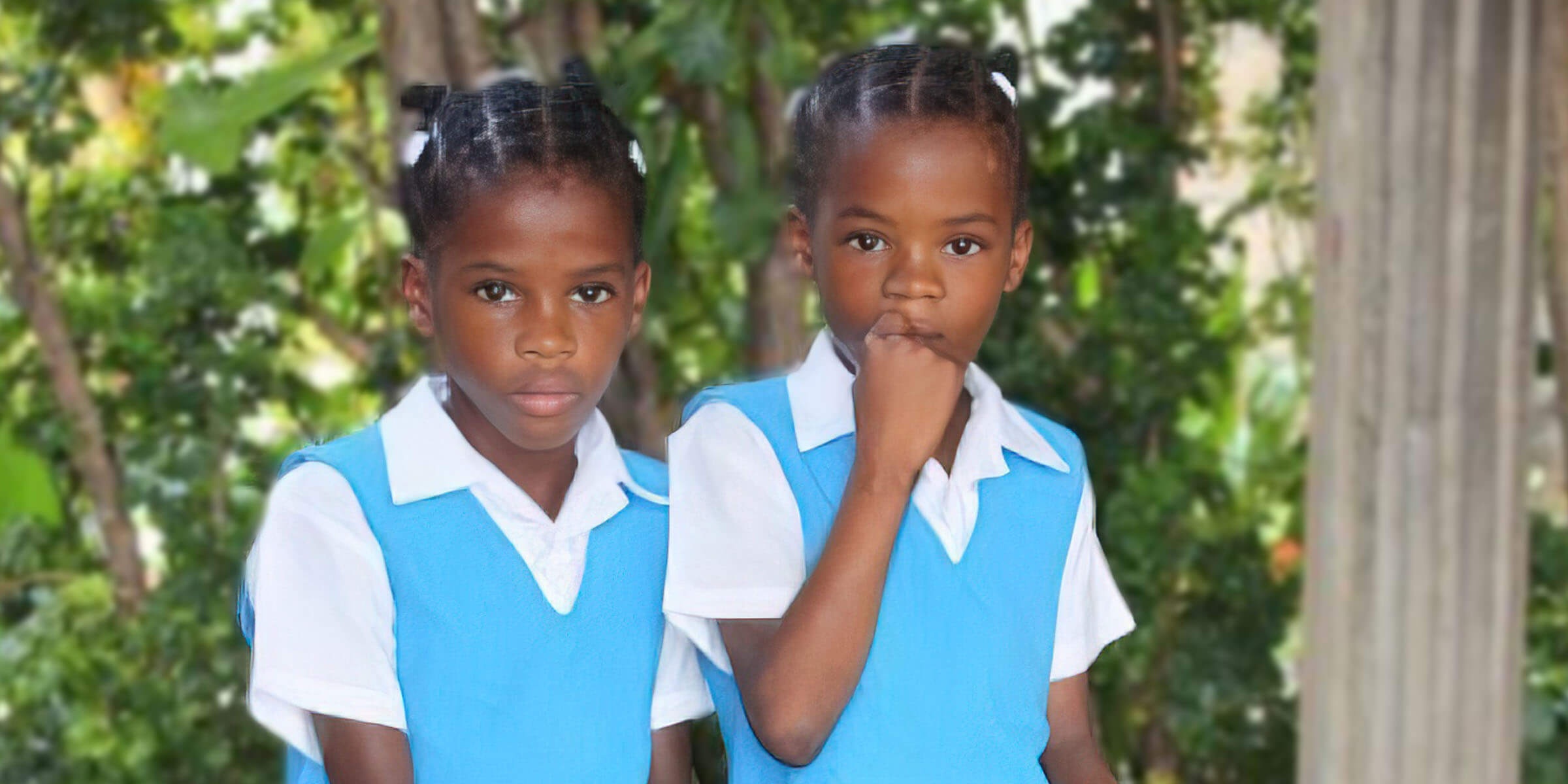 Two school girls from St Vincent & the Grenadines. Credit: Martin Wippel